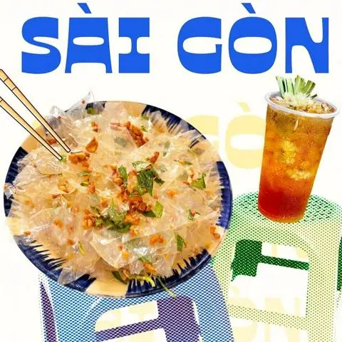 Hình ảnh Bánh tráng + Trà sữa full topping (size L)