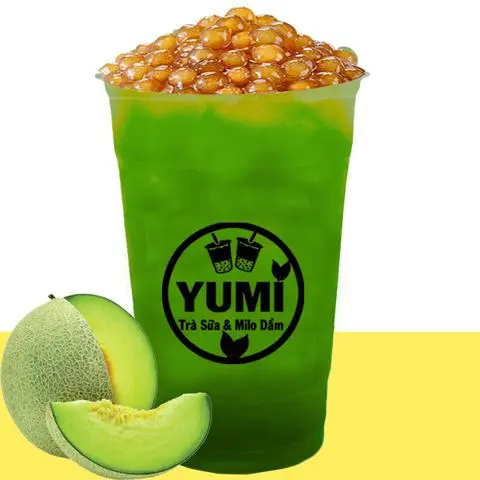 Hình ảnh Trà Dưa Lưới Tươi Dầm (Size 700ml)