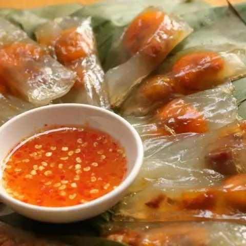 Hình ảnh Bánh bột lọc gói lá chuối