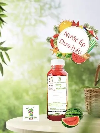 Hình ảnh Nước ép dưa hấu nguyên chất - chai 330ml