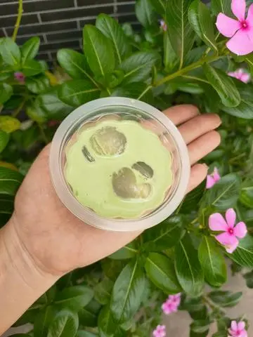 Hình ảnh khúc bạch,phomai, matcha, trái vải