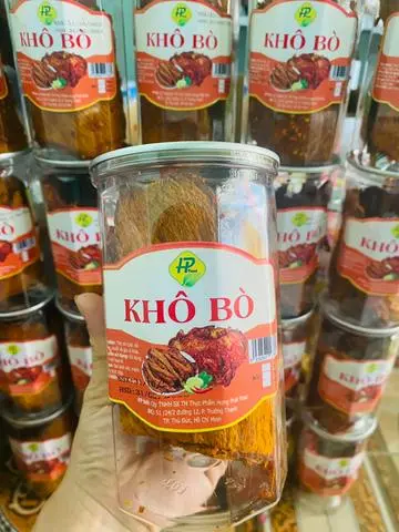 Hình ảnh Khô Bò Miếng Hũ 250gram