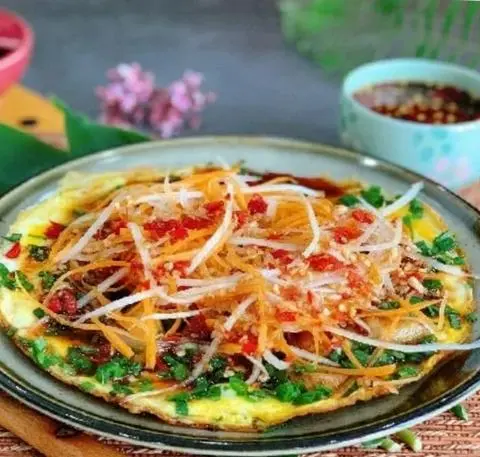 Hình ảnh bột chiên 2 trứng 
