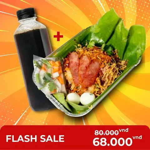Hình ảnh FLASH SALE 68K hai món - XÔI (lớn) + NƯỚC - 5 suất/tiếng.