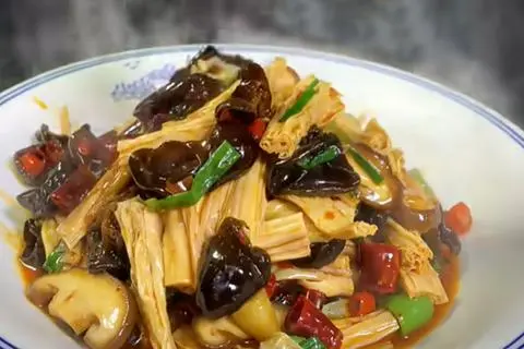 Hình ảnh Mì Váng Đậu Xào Sườn Chay (đặc sản sơn đông)