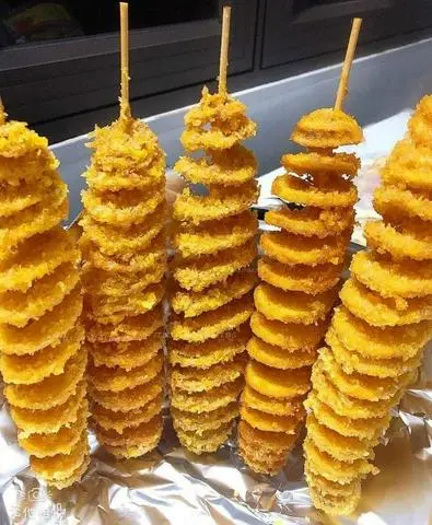 Hình ảnh Khoai Tây Lốc Xoáy Lắc Phô Mai