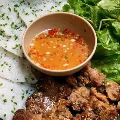 Hình ảnh Bún thịt nướng thập cẩm 