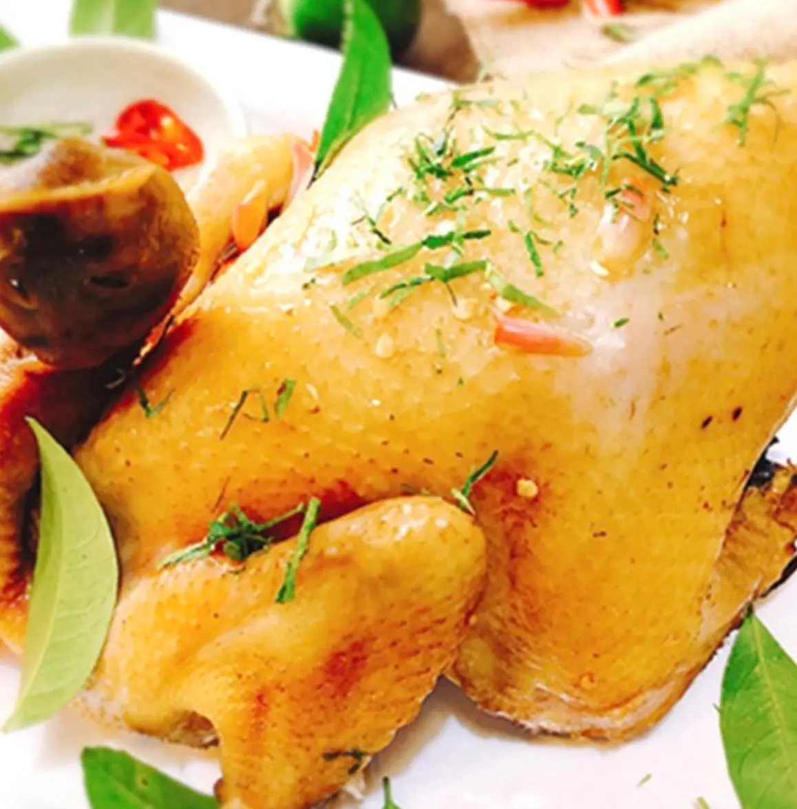 Hình ảnh Gà Tre Hấp Mía - Lớn