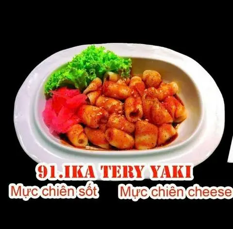 Hình ảnh B91. Ika Teriyaki (Mực chiên cheese)