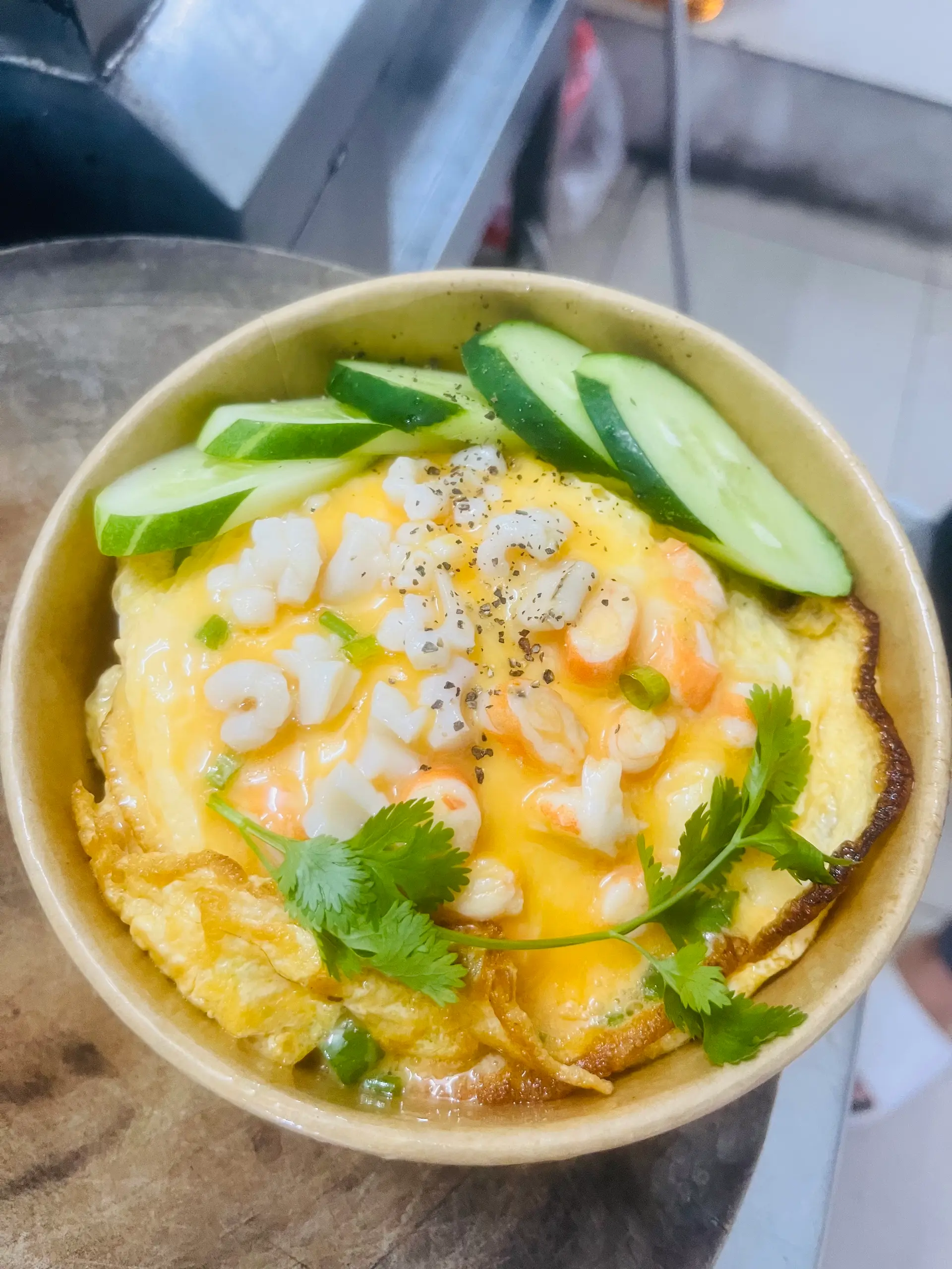 Hình ảnh Cơm Chiên Phủ Trứng Tôm Mực