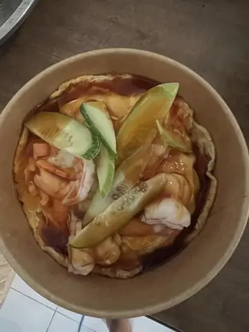 Hình ảnh cơm Tôm phủ trứng