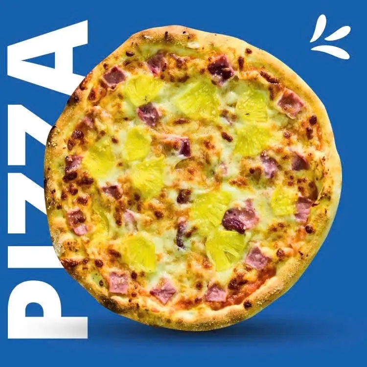 Hình ảnh Pizza TRÒN Gà Nướng Nấm