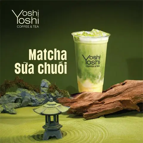 Hình ảnh Matcha Sữa Chuối size L 