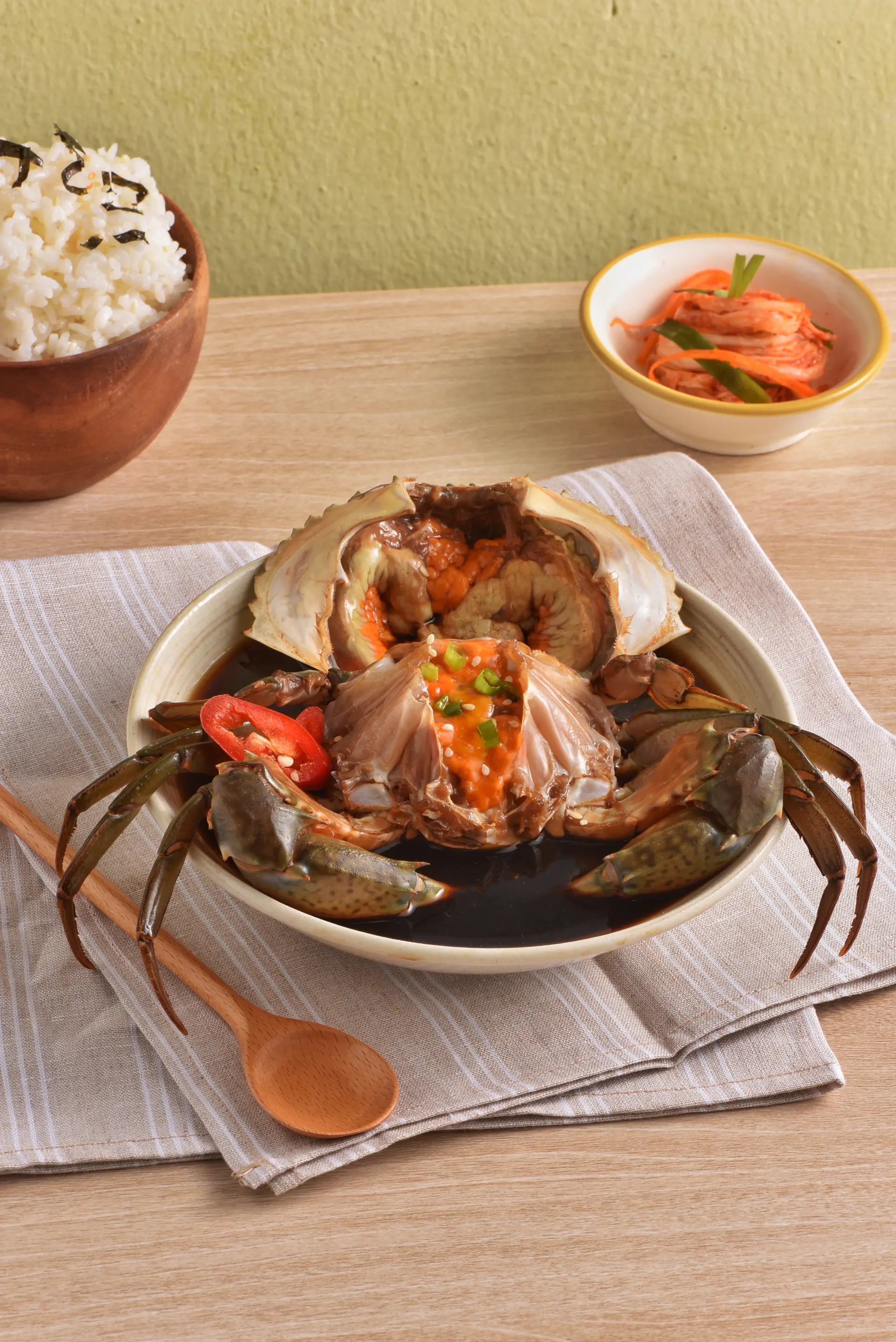 Hình ảnh [2 con] Cua Siêu Gạch Ngâm Tương Hàn Quốc