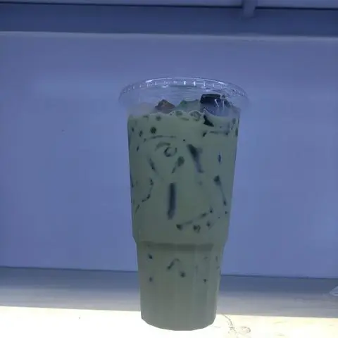 Hình ảnh Trà Sữa Thái Xanh Full Topping