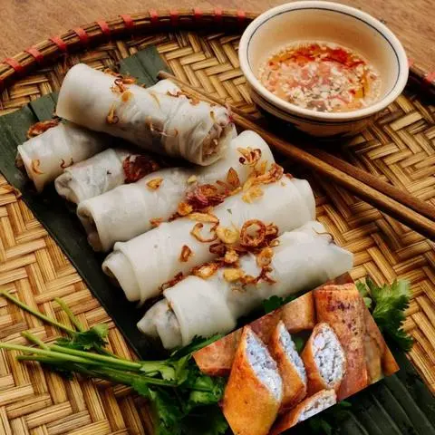 Hình ảnh Bánh cuốn chả giò tôm thịt