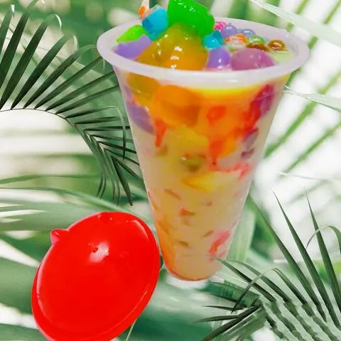 Hình ảnh Trà Sữa Cherry, Full 23 Topping (700ml)