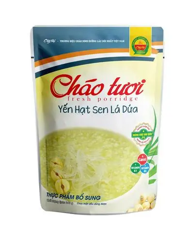 Hình ảnh Cháo yến hạt sen lá dứa
