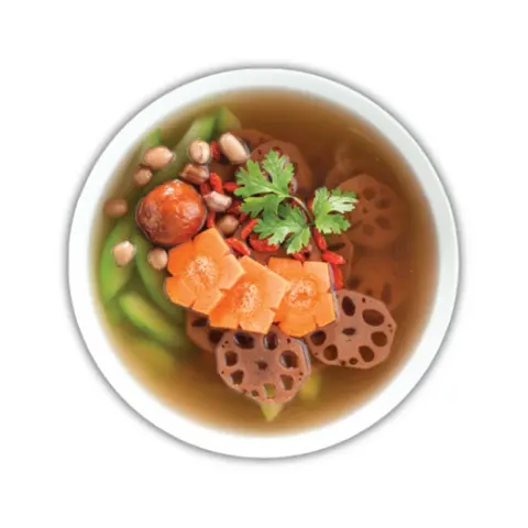 Hình ảnh Canh sen hầm táo mật