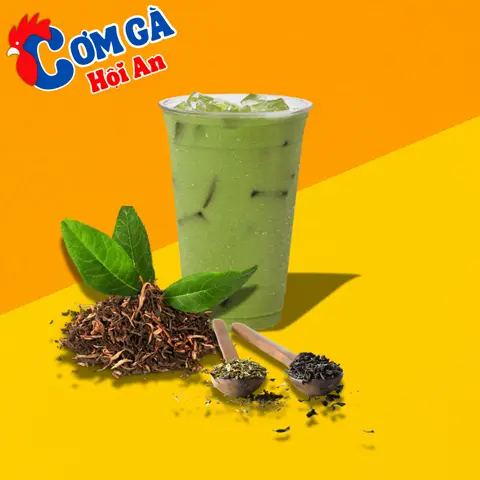 Hình ảnh Trà sữa thái xanh