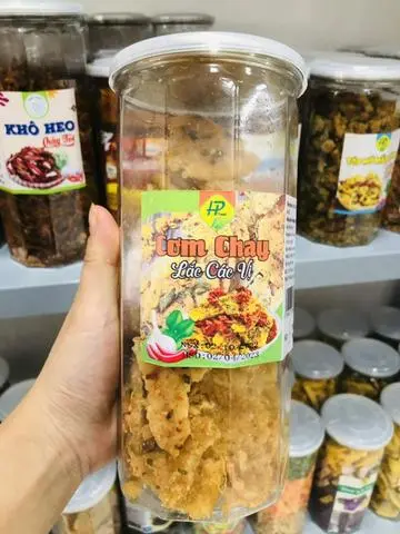 Hình ảnh Cơm Cháy Lắc Chà Bông Hũ 300gram
