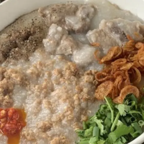 Hình ảnh cháo hải sản