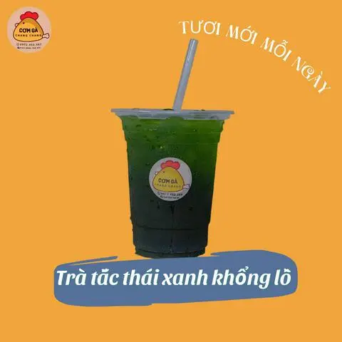 Hình ảnh Trà tắc thái xanh khổng lồ