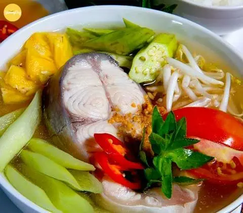 Hình ảnh Canh chua cá hú + cơm