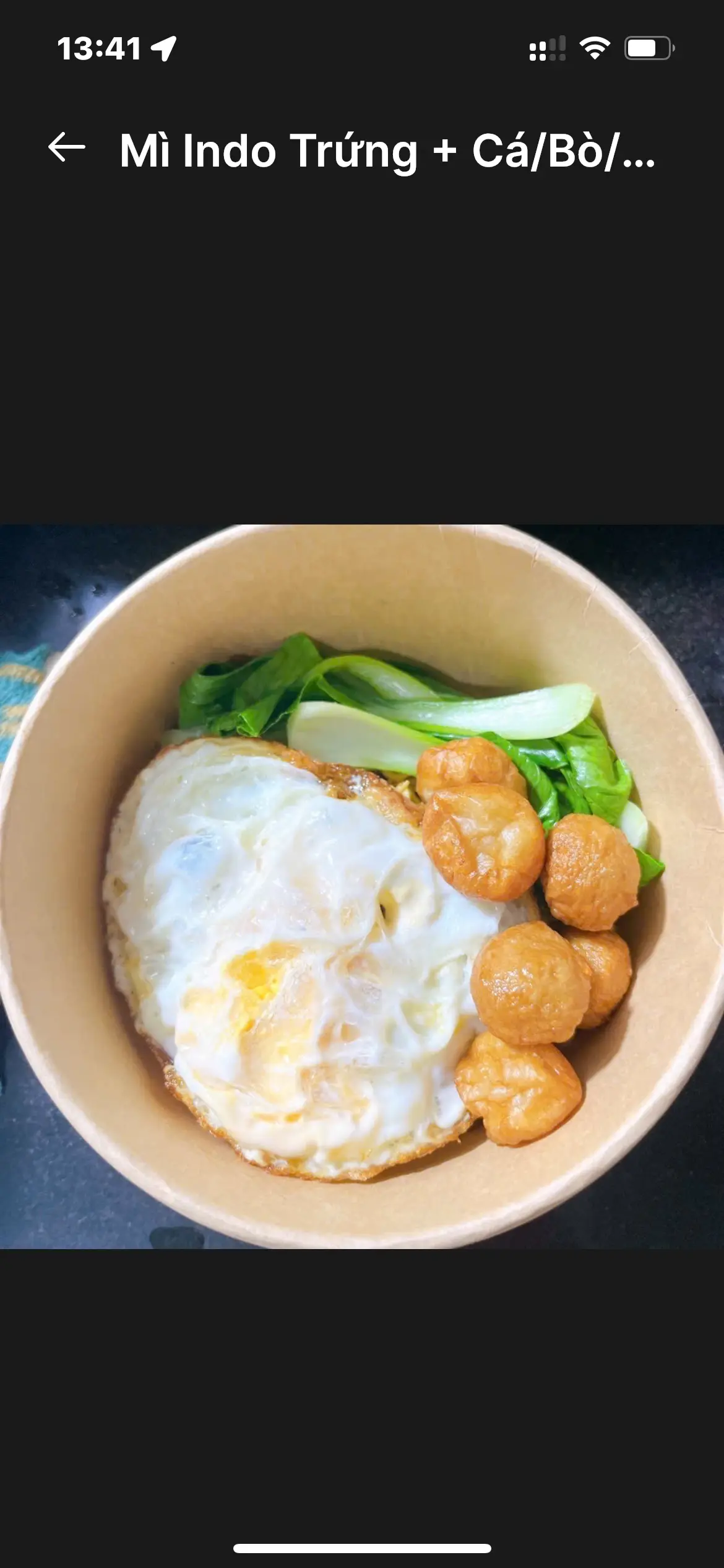Hình ảnh Mì siêu cay trứng - cá - bò - tôm