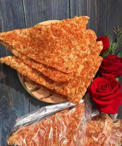 Hình ảnh bánh tráng mắm ruốc khô bò 