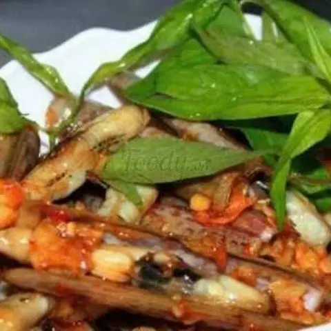 Hình ảnh Ốc móng tay xào rau răm
