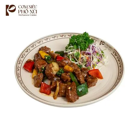 Hình ảnh Bò lúc lắc sốt tiêu đen