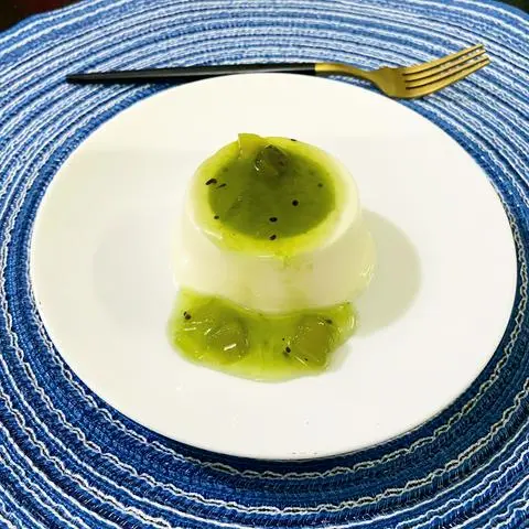 Hình ảnh Panna Cotta sốt kiwi
