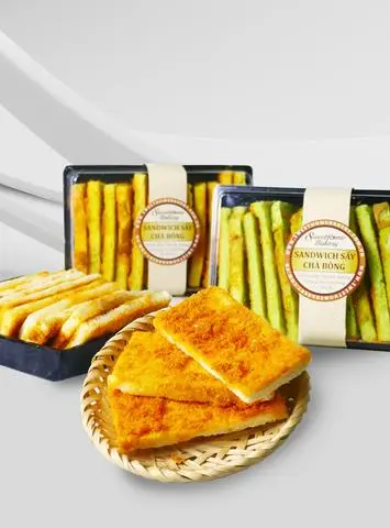 Hình ảnh Bánh Sandwich Sấy Chà Bông 