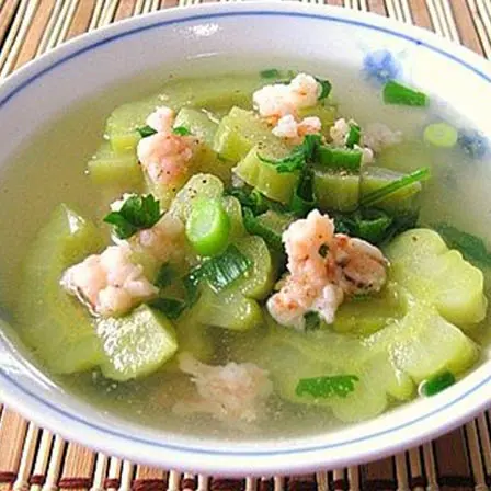 Hình ảnh canh khổ qua tôm tươi thịt bằm