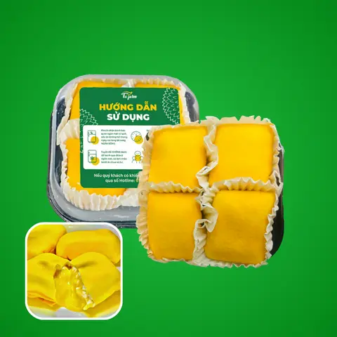 Hình ảnh Bánh 4 crepe sầu riêng tươi - bánh lớn