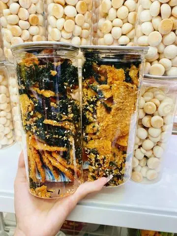 Hình ảnh Rong Biển Cháy Tỏi Hũ 200gram