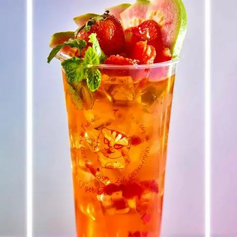 Hình ảnh Trà dâu ổi hồng