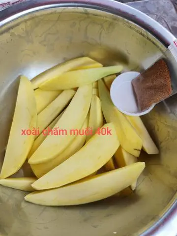 Hình ảnh Xoài tứ quý chấm muối