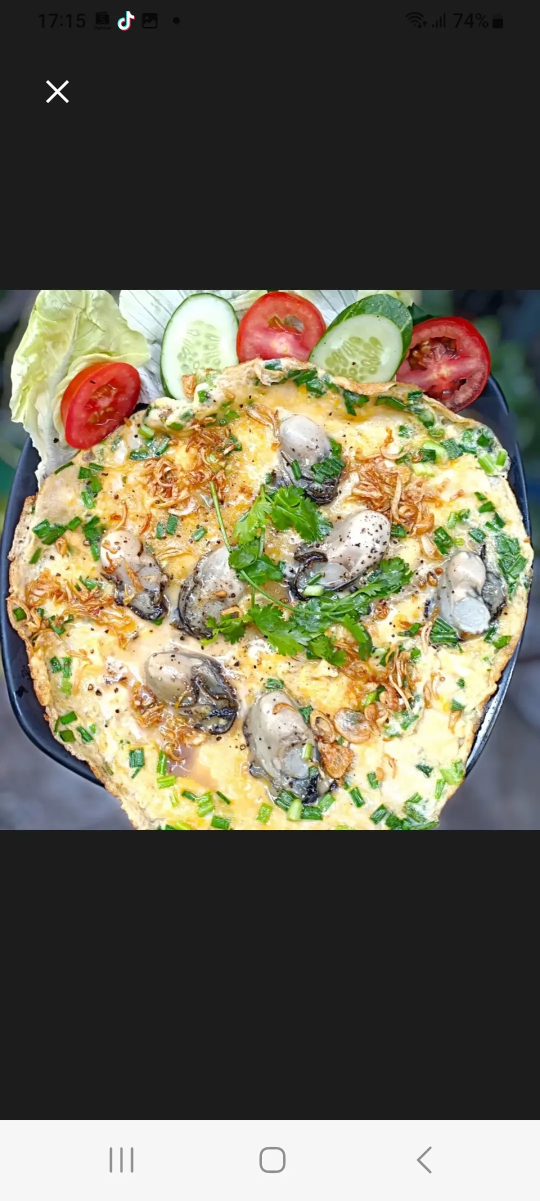 Hình ảnh Hàu sữa Nhật chiên trứng