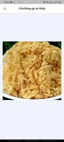 Hình ảnh chà bông gà xé 100g