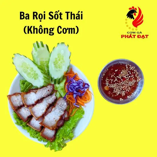 Hình ảnh Ba Rọi Sốt Thái - Không Cơm