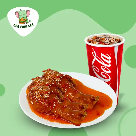 Hình ảnh Combo 2 đùi gà rán chua ngọt - kèm 1 Coca