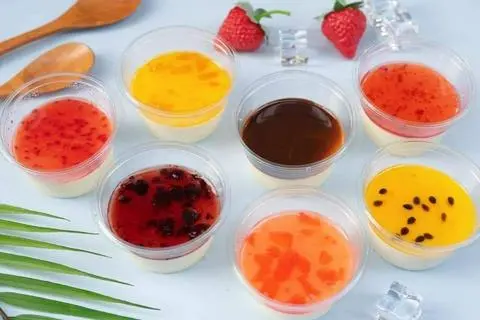 Hình ảnh Pannacotta vị dưa lưới