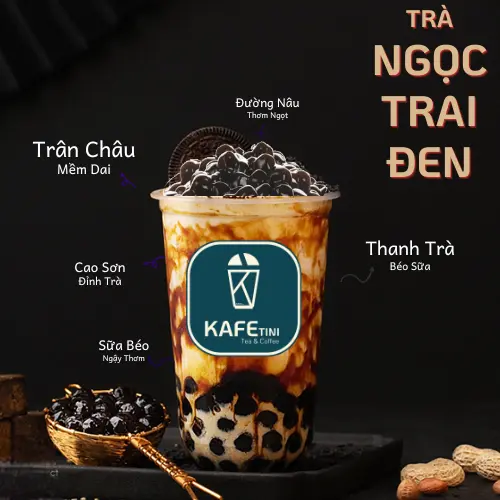 Hình ảnh Trà sữa Trân châu Đen (Trà Ngọc Trai Đen)