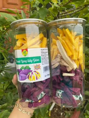 Hình ảnh Khoai Cọng Mix 3 Vị Hũ 300gram