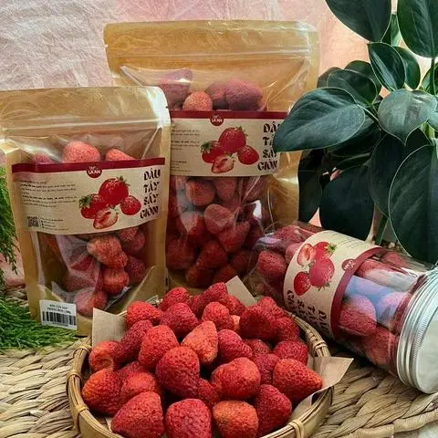 Hình ảnh Dâu Tây Sấy Thăng Hoa_1 Túi 100gr