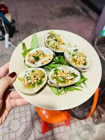 Hình ảnh sò Dương nướng phô mai một con