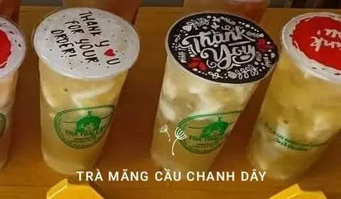 Hình ảnh Trà Mãng Cầu Chanh Dây Size Lớn 700ml