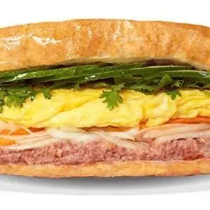 Hình ảnh Bánh Mì Trứng Pate